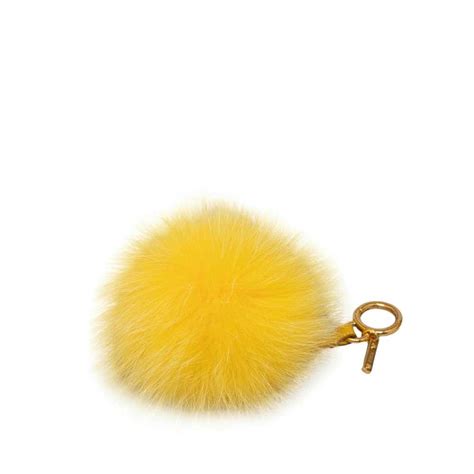 fendi pompom|Fendi Fendi Pompon charm bag .